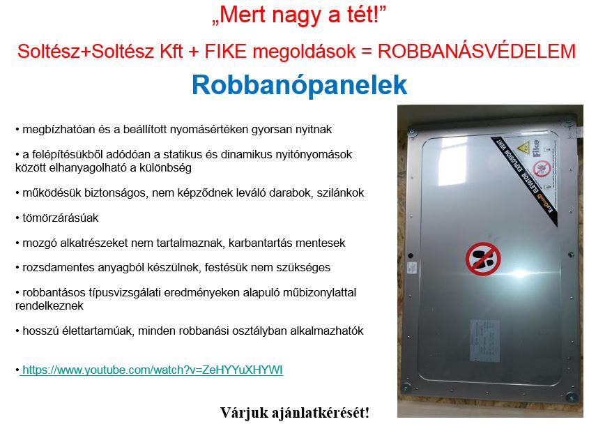 FIKE robbanópanel