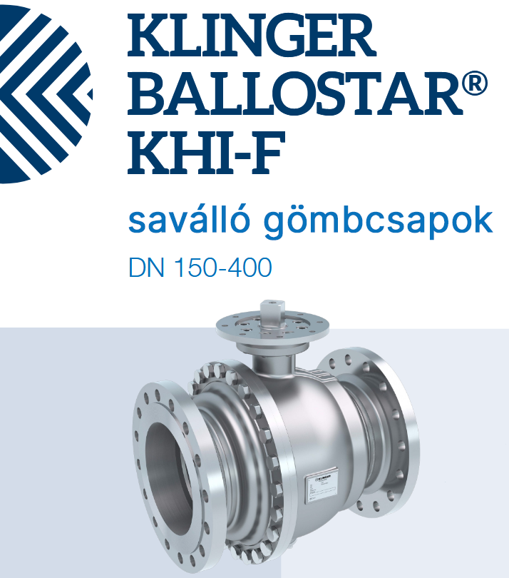 KLINGER BALLOSTAR KHI-F saválló gömbcsap